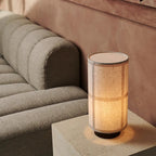 Sakura corded lamp full view warm ambient light