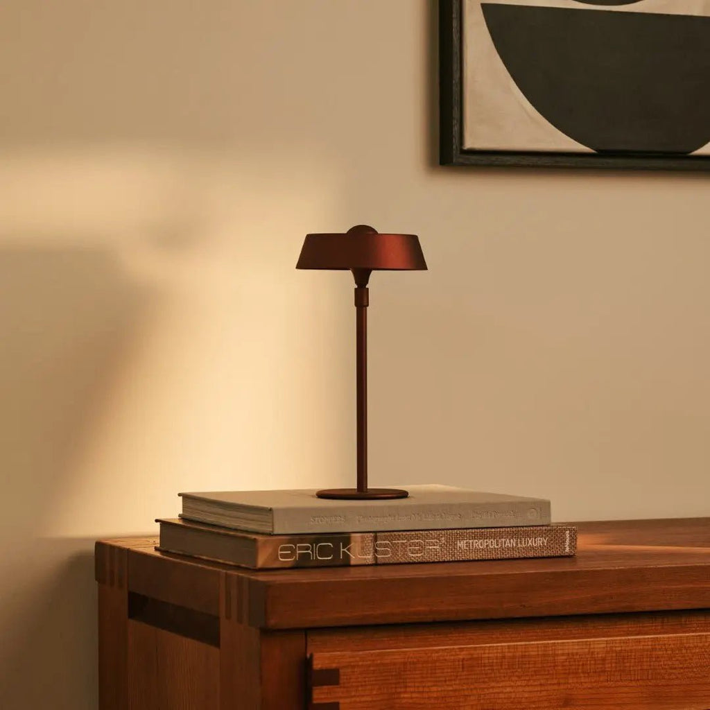 Luca Bronze Metal Rechargeable Touch Table Lamp