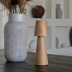 Lucas minimalist lamp USB-C charging detail