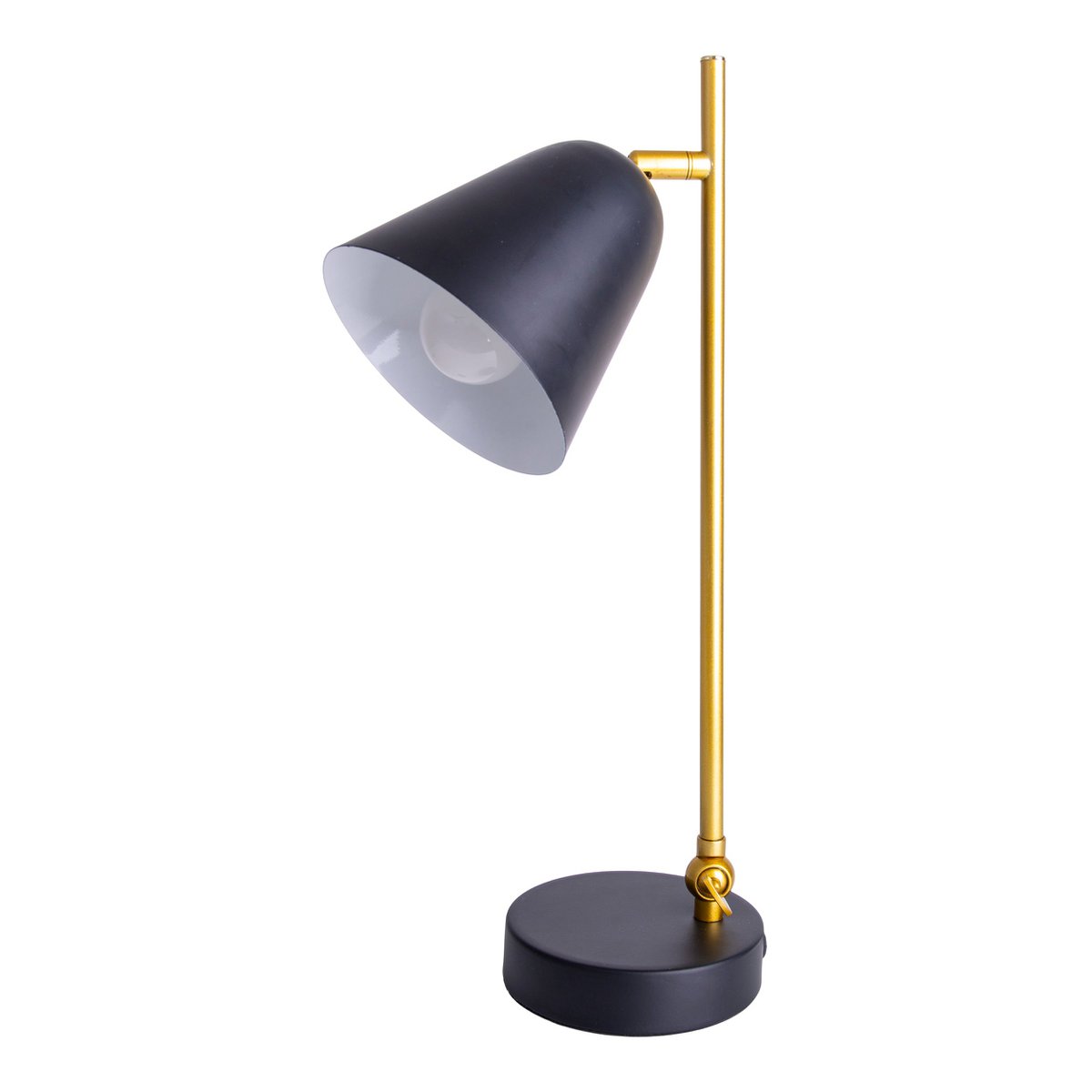 Triton Black & Brass Table Lamp