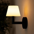 Ted wood rechargeable cordless wall lamp mounted