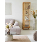 Hou Floor Vase – Antique Beige Metal