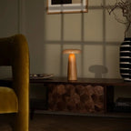 Lennart Light Brown Wood Cordless Table Lamp