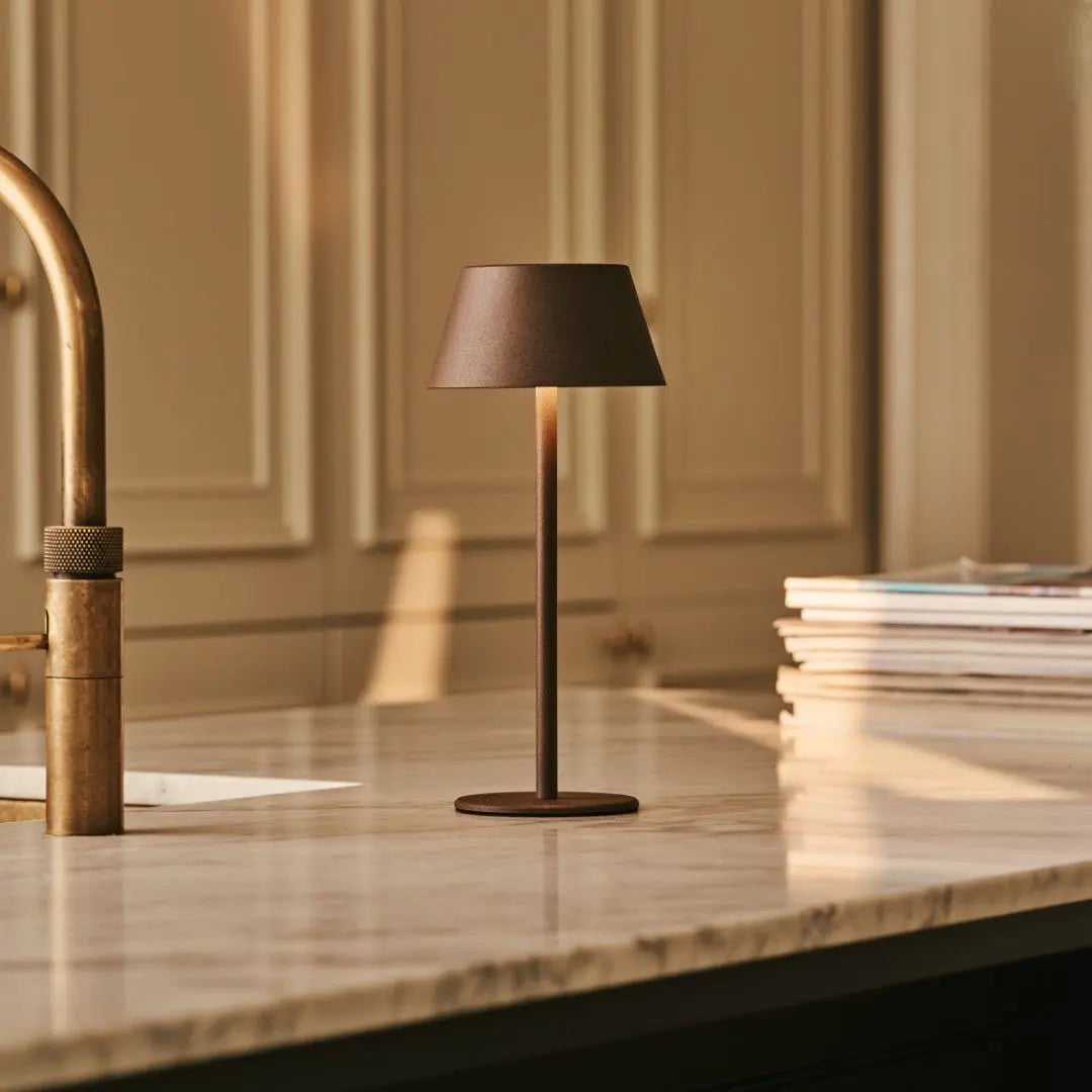 Milou rechargeable lamp warm ambient glow in living room