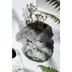 Ceramic vase with rock look, trendy natural design.CHU32ZW