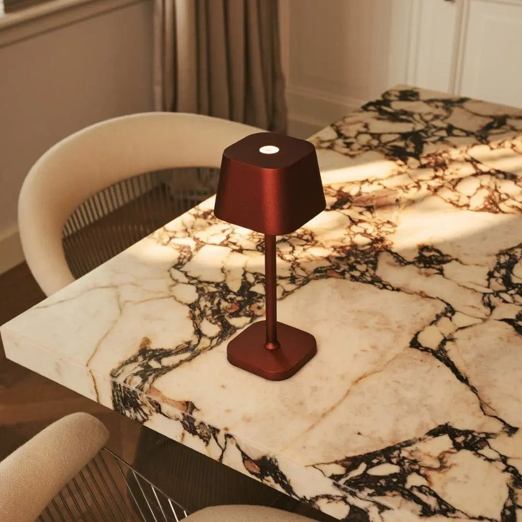 Ava Bronze Metal Rechargeable Touch Table Lamp