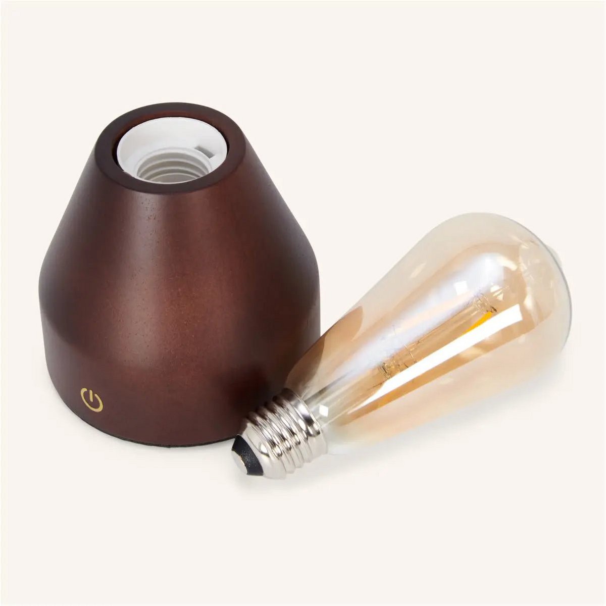 Zavi rechargeable lamp candlelight warm mode