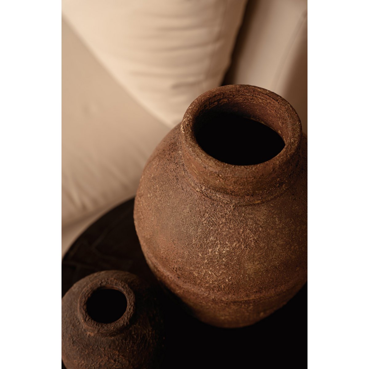Amphora Rustica Terracotta Vase