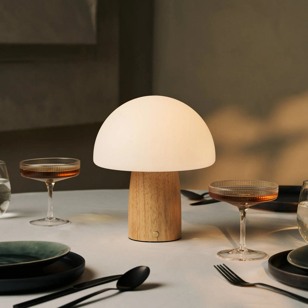 Mia rechargeable lamp candlelight mode warm setting