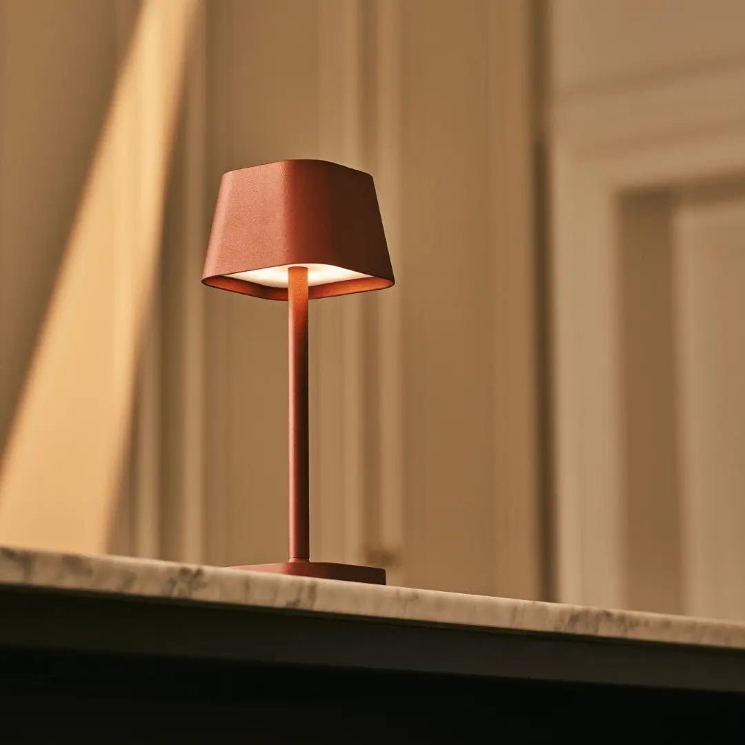Ava Bronze Metal Rechargeable Touch Table Lamp