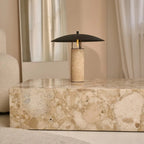 Nicolaas metal shade lamp overhead view