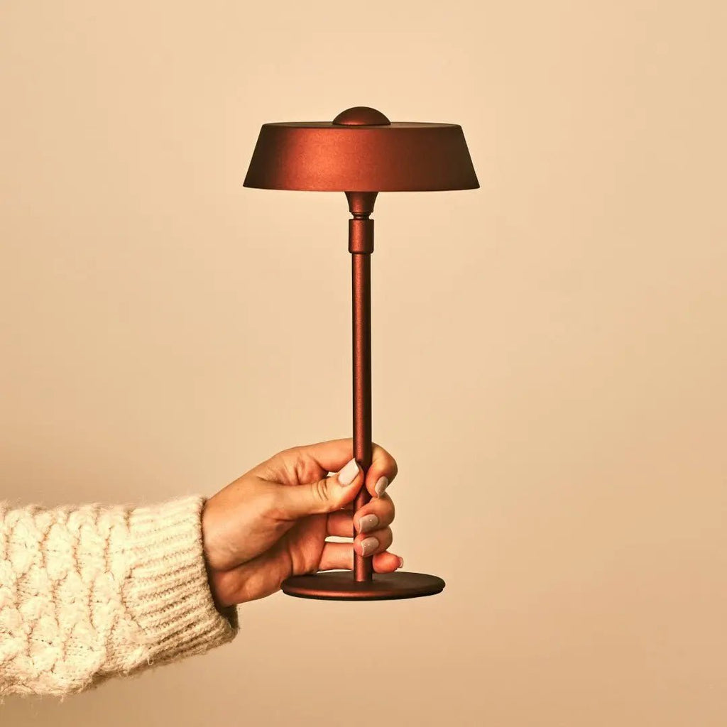 Luca Bronze Metal Rechargeable Touch Table Lamp