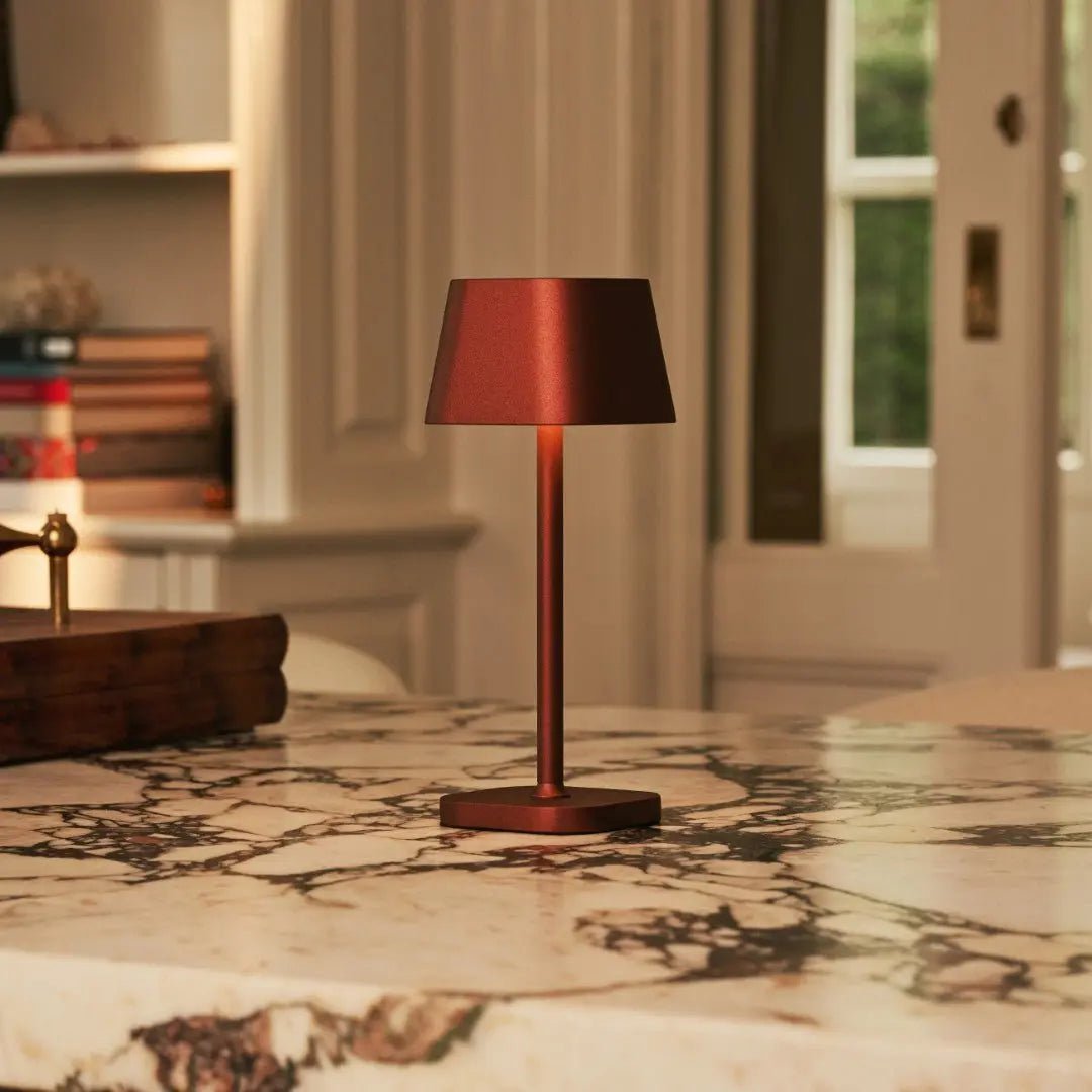 Ava Bronze Metal Rechargeable Touch Table Lamp