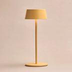 Hugo Amber Yellow Metal Rechargeable Touch Table Lamp