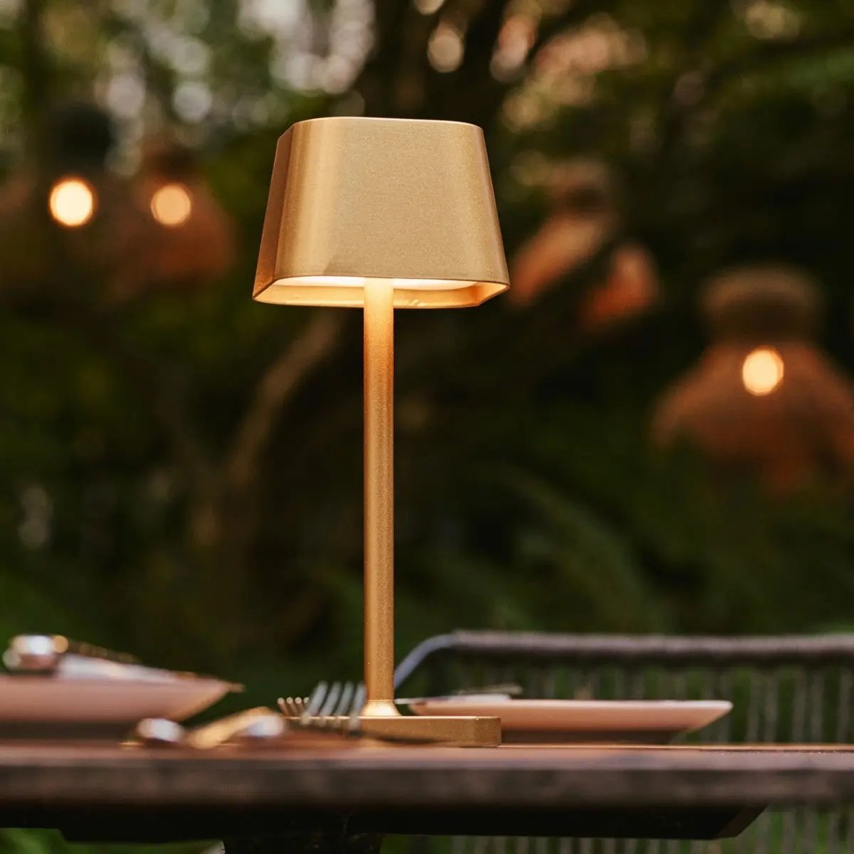 Ava cordless lamp in bedroom bedside setting