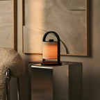 River linen shade detail showing woven fabric texture