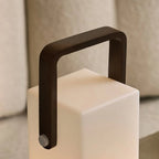 Harper dark wood lamp IP44 rated outdoor use