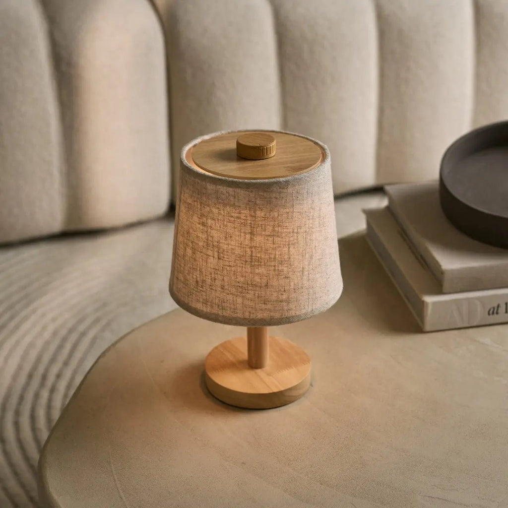 Rover cordless lamp overhead view tall proportions