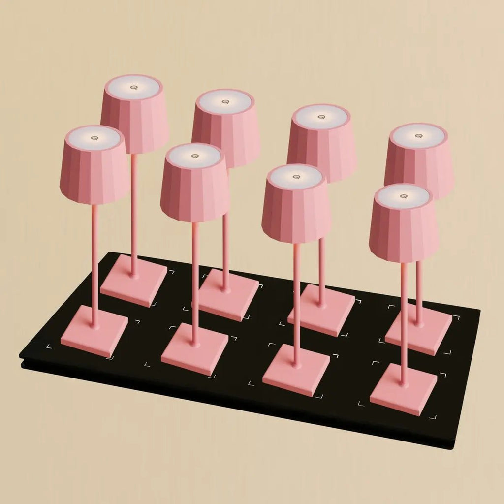 Wouter flamingo pink lamp task light mode bright functional