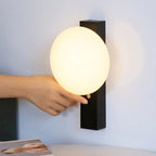 Matthew Black Wood Cordless Wall Lamp