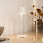 William cordless lamp overhead view cylindrical silhouette
