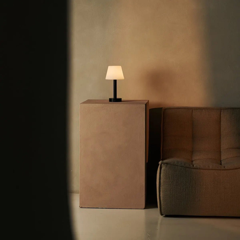 Zoe black lamp task light bright mode