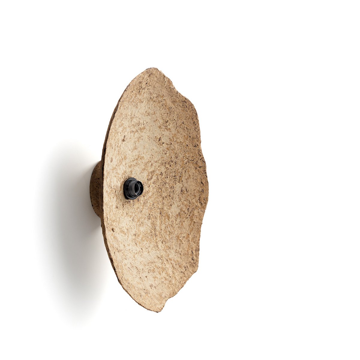 Sahara Glow Mud Paper-Mâché Wall Lamp – Large