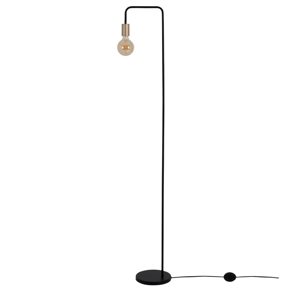 Modo Black & Gold Minimalist Floor Lamp