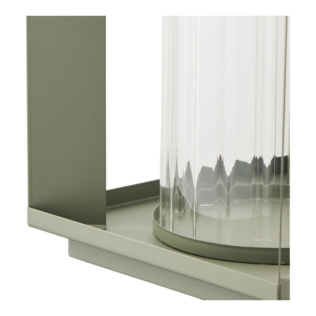 Lohals Laterne, Glas/Metall, grün, 18x18x20,5 cm