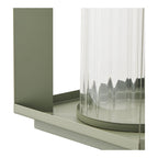 Lohals Laterne, Glas/Metall, grün, 18x18x20,5 cm