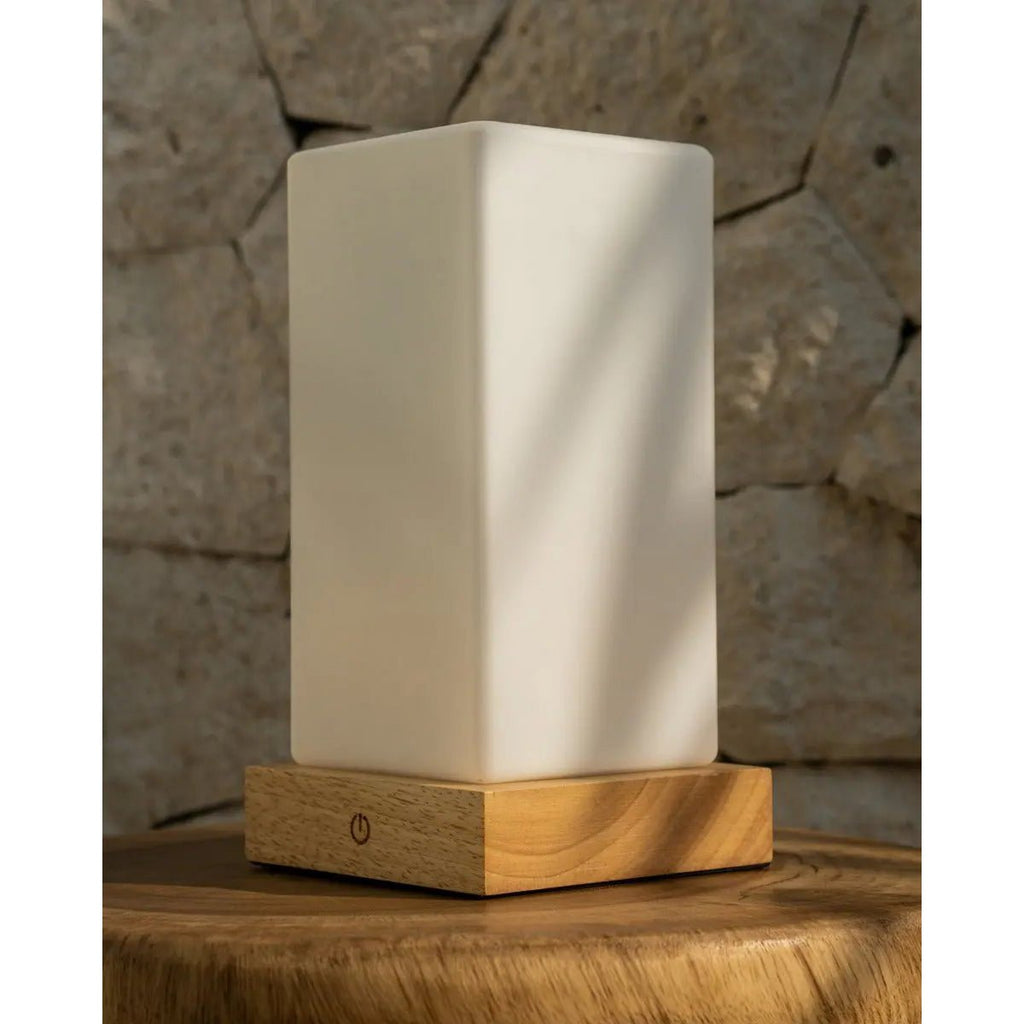 Zayn cordless table lamp full product view on white background