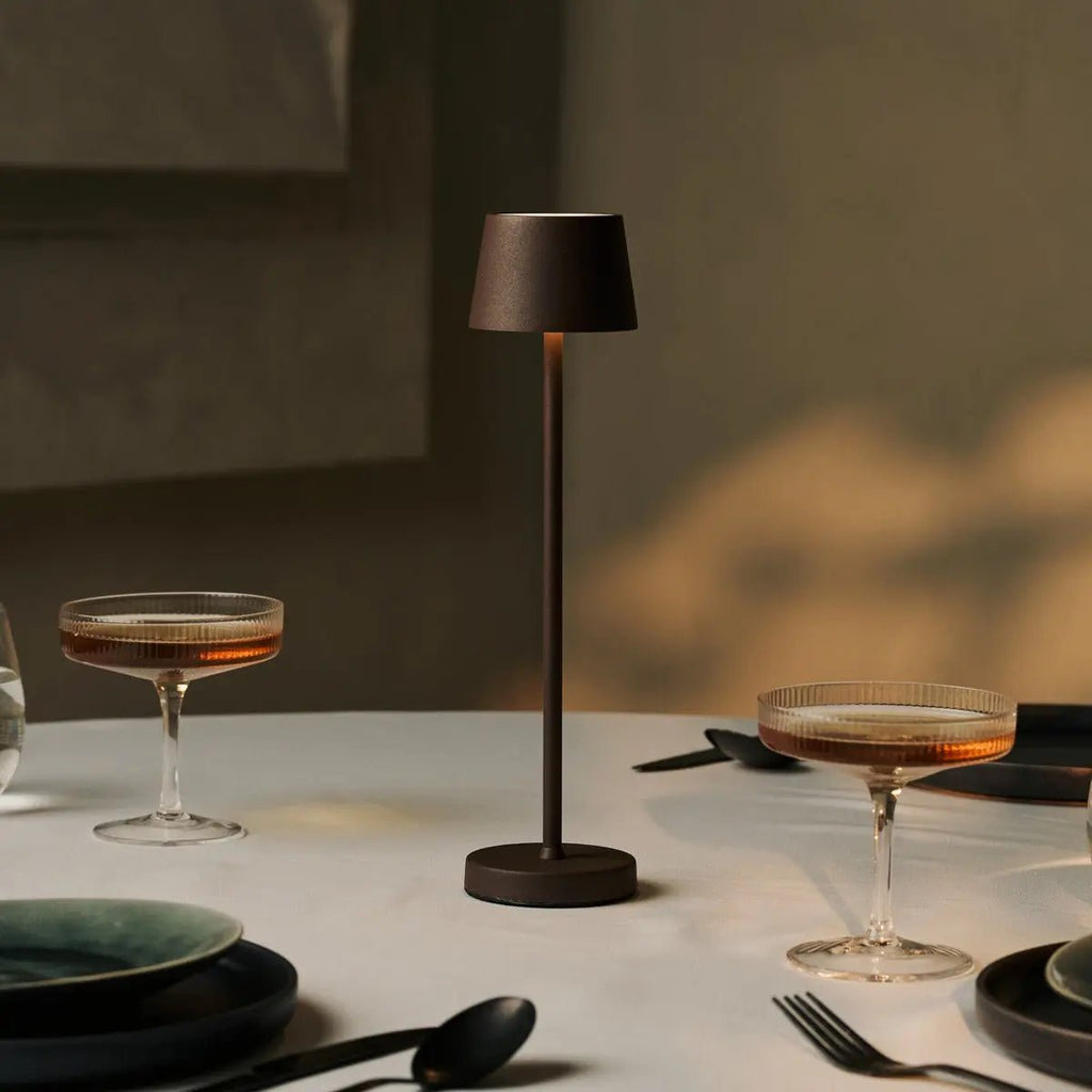 Vondel mocha brown lamp minimalist Scandinavian interior