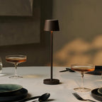 Vondel mocha brown lamp minimalist Scandinavian interior
