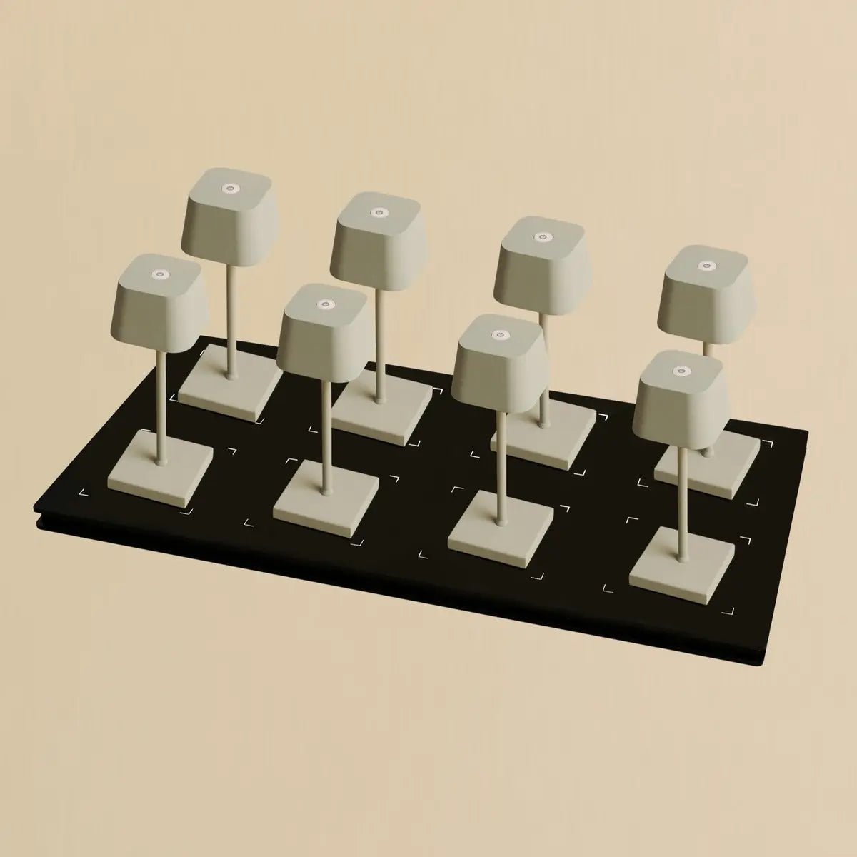 Sarphati shadow grey cordless lamp and Central Station Dock Professional Set
