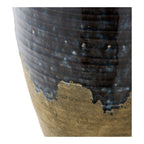 Midnight Wave ceramic vase as standalone sculptural piece