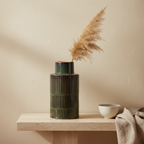 Bambora Ribbed Ceramic Vase — Dwelly Editorial