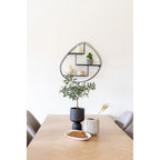 Elba Black Ceramic Plant Pot