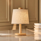 Rover wooden lamp USB-C charging detail
