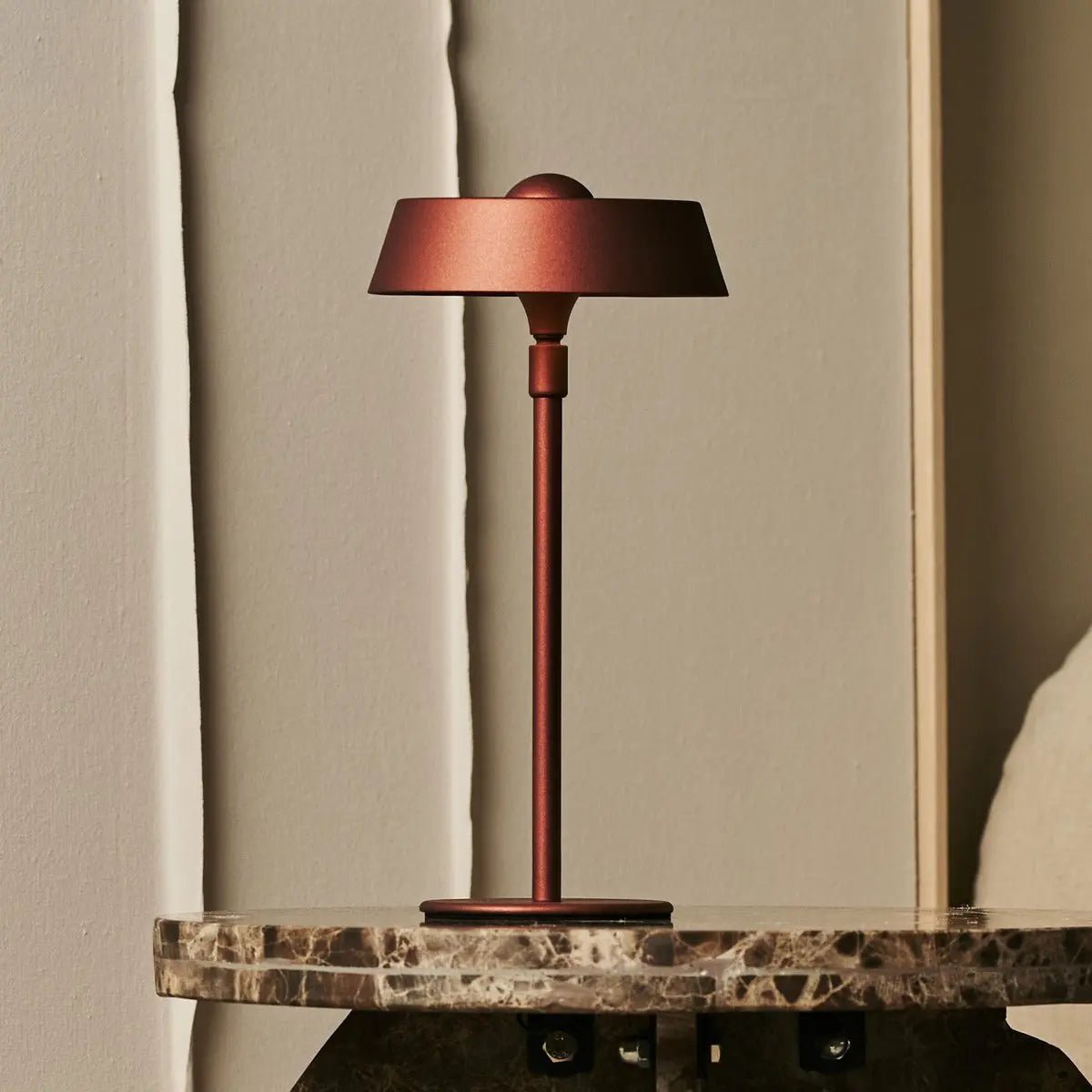 Luca Bronze Metal Rechargeable Touch Table Lamp