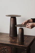 Innovative, moderne hohe Keramikvase East+West ULF35