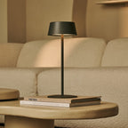 Hugo Olive Green Metal Rechargeable Touch Table Lamp