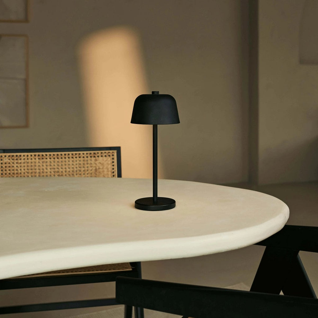 Anton metal lamp on outdoor covered terrace