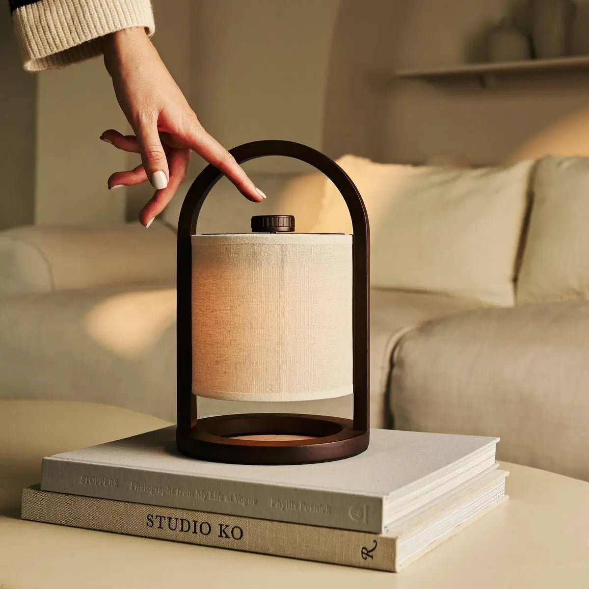 River dark wood lamp task light mode bright functional