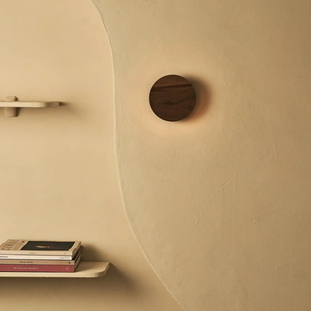 Lou Walnut Cordless Rechargeable Wall Lamp
