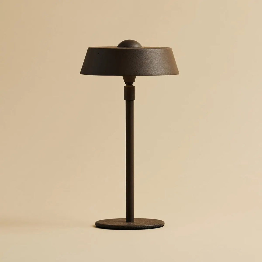 Luca Mocha Brown Metal Cordless Table Lamp