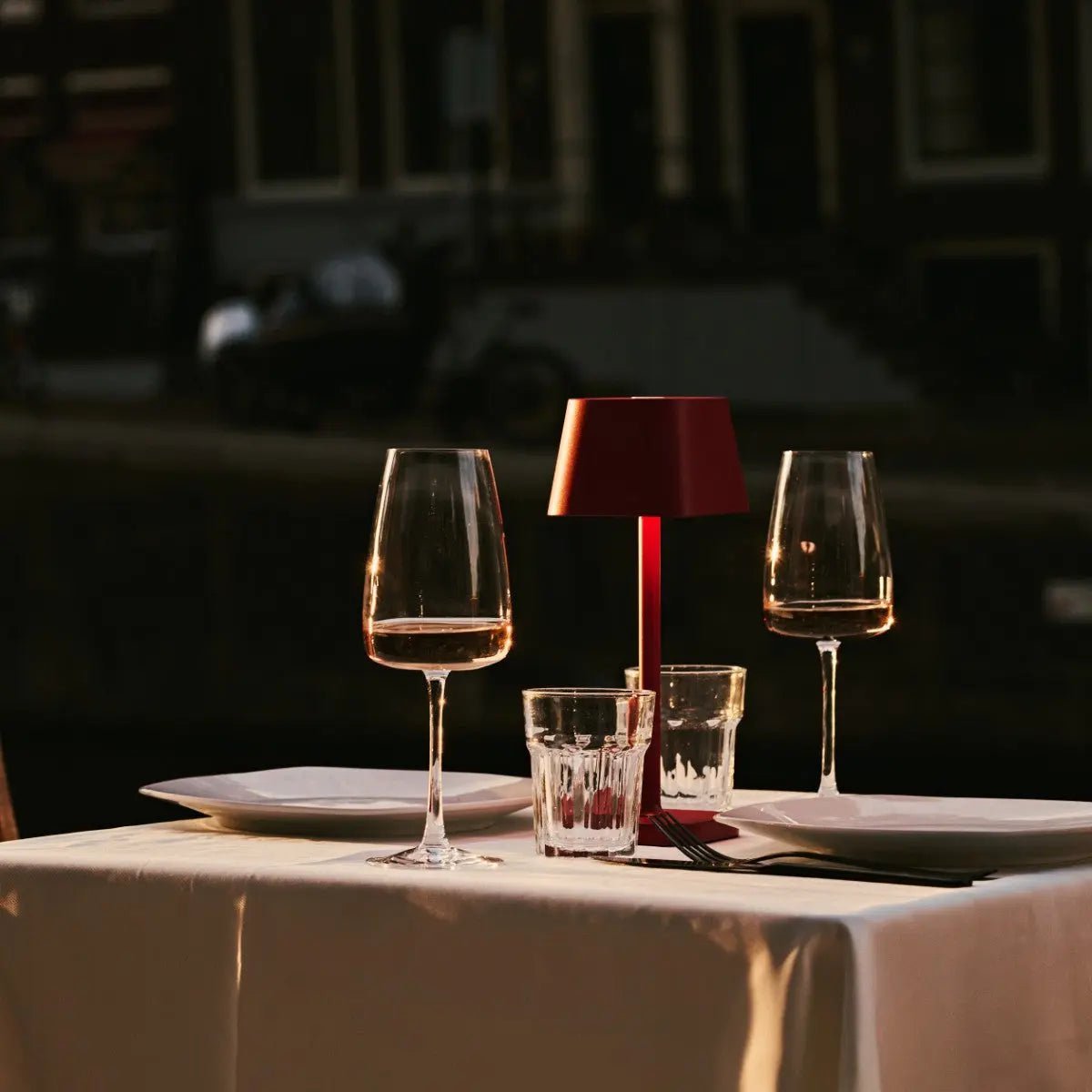 Remi rechargeable table lamp candlelight mode warm glow