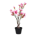 Magnoliaboom - Groen/Roze, PE-kunststof, H:74 cm