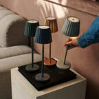Maya lamp top view showing touch-dim sensor