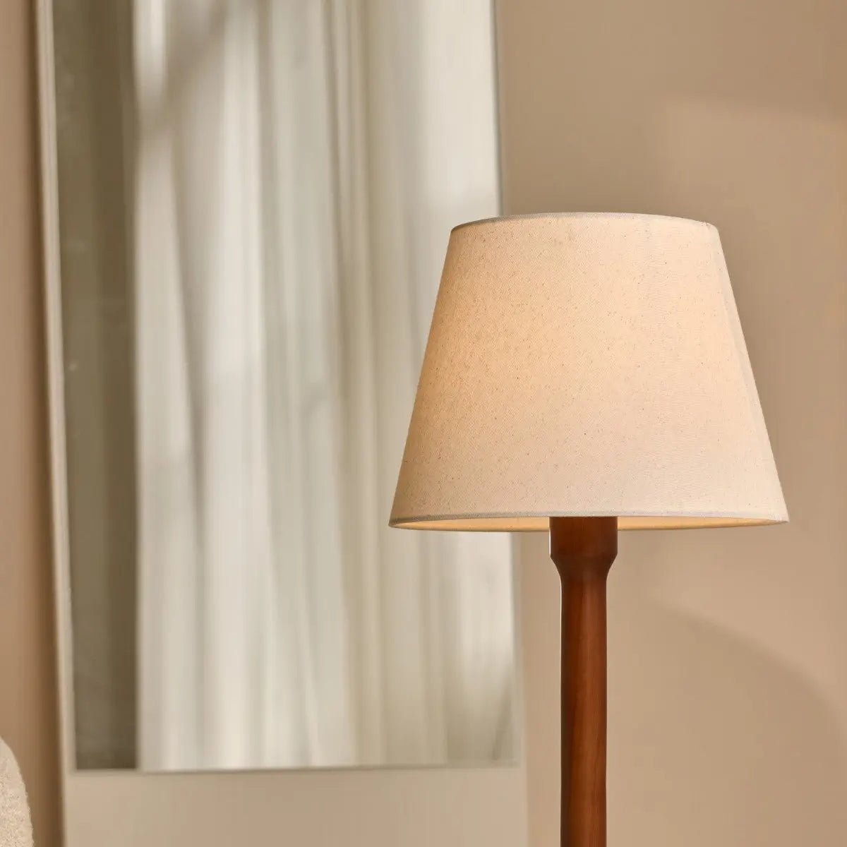 Nova chestnut lamp in modern interior styling