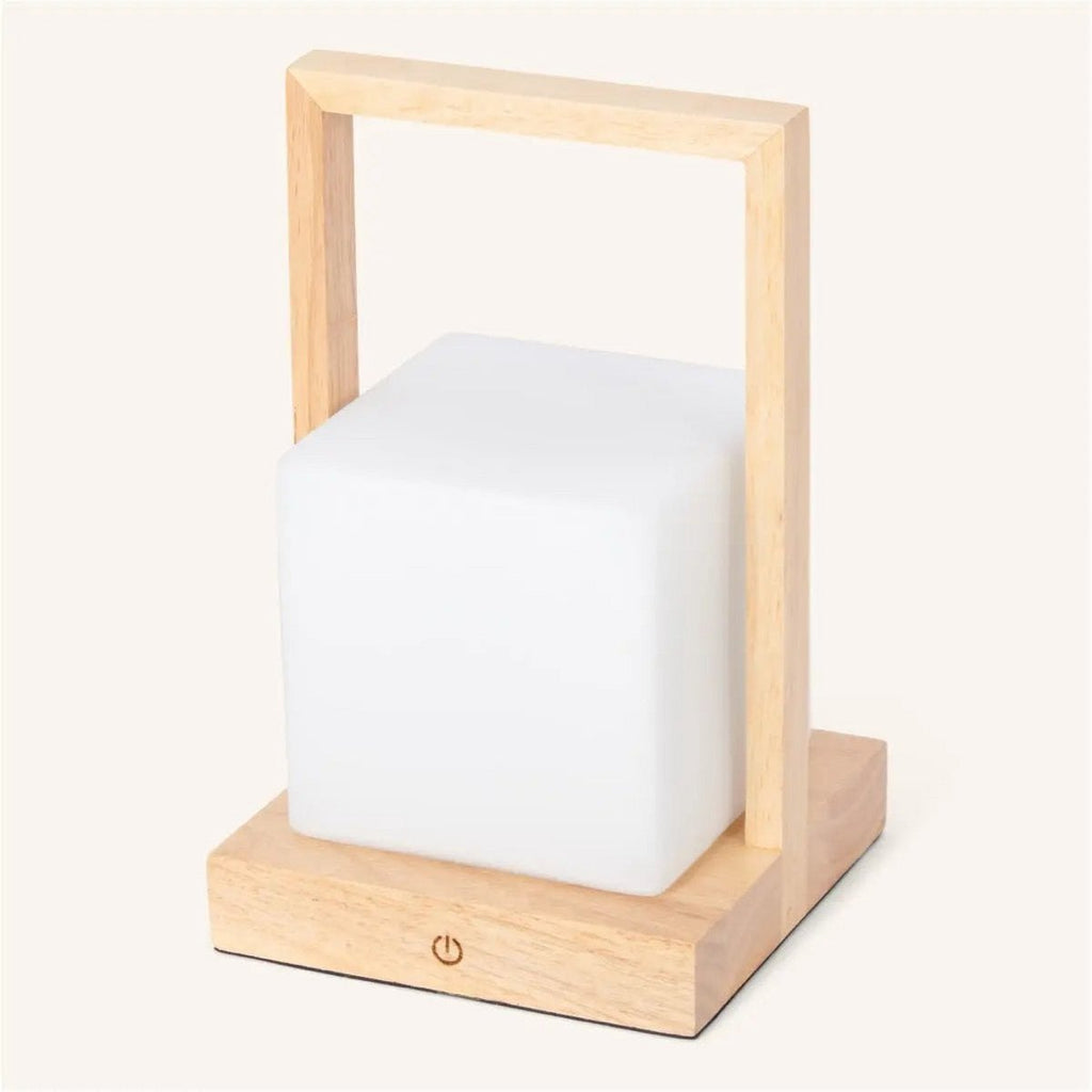 Noah cordless lamp in living room desk setting